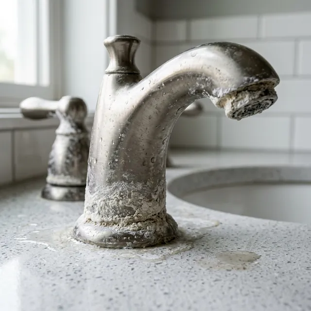 Scale-covered faucet